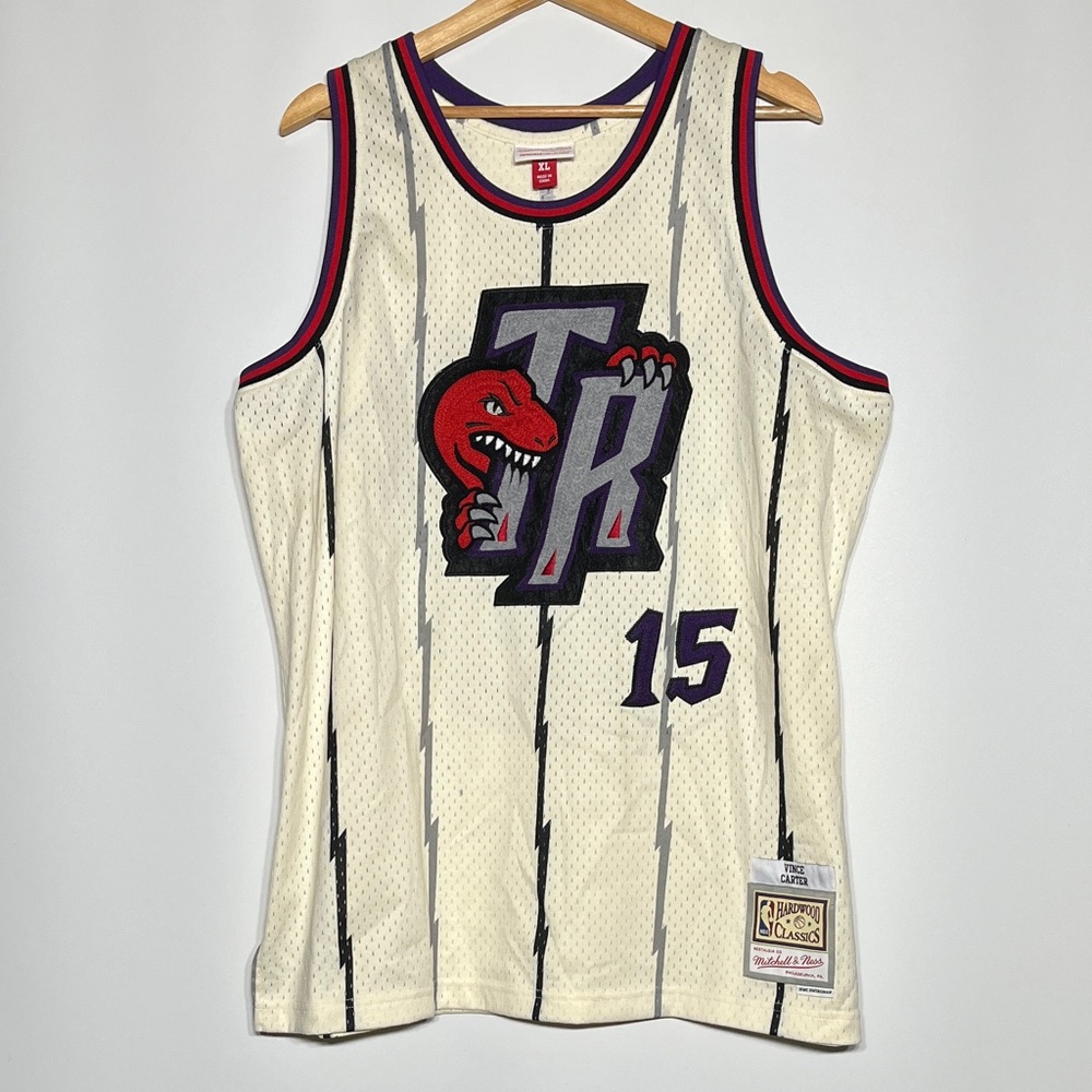 Cartier Cream and Purple Basketball Jersey